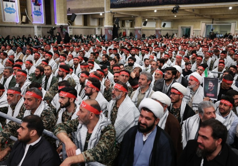 مراسم گرامیداشت روز بسیج در حسینیه امام خمینی برگزار گردید.