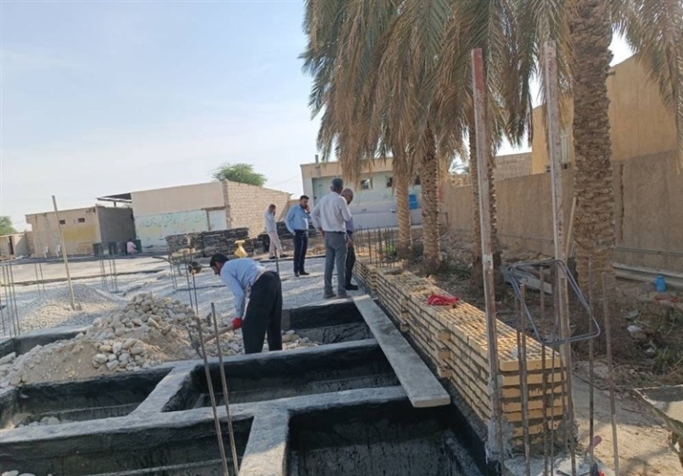 ساخت مدرسه شهید مقاتلی در روستای چاووشی با حمایت بنیاد علوی آغاز شد