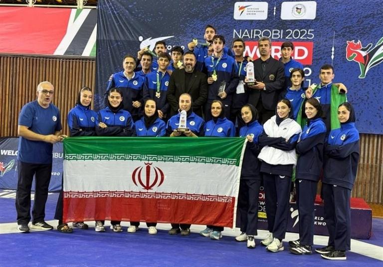 پسران ایران قهرمان جهان در تکواندوی امیدها شدند و افلاکی به عنوان بهترین سرمربی معرفی شد!