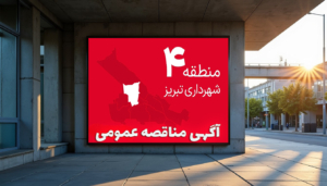 آگهی مناقصه عمومی شهرداری منطقه 4 تبریز